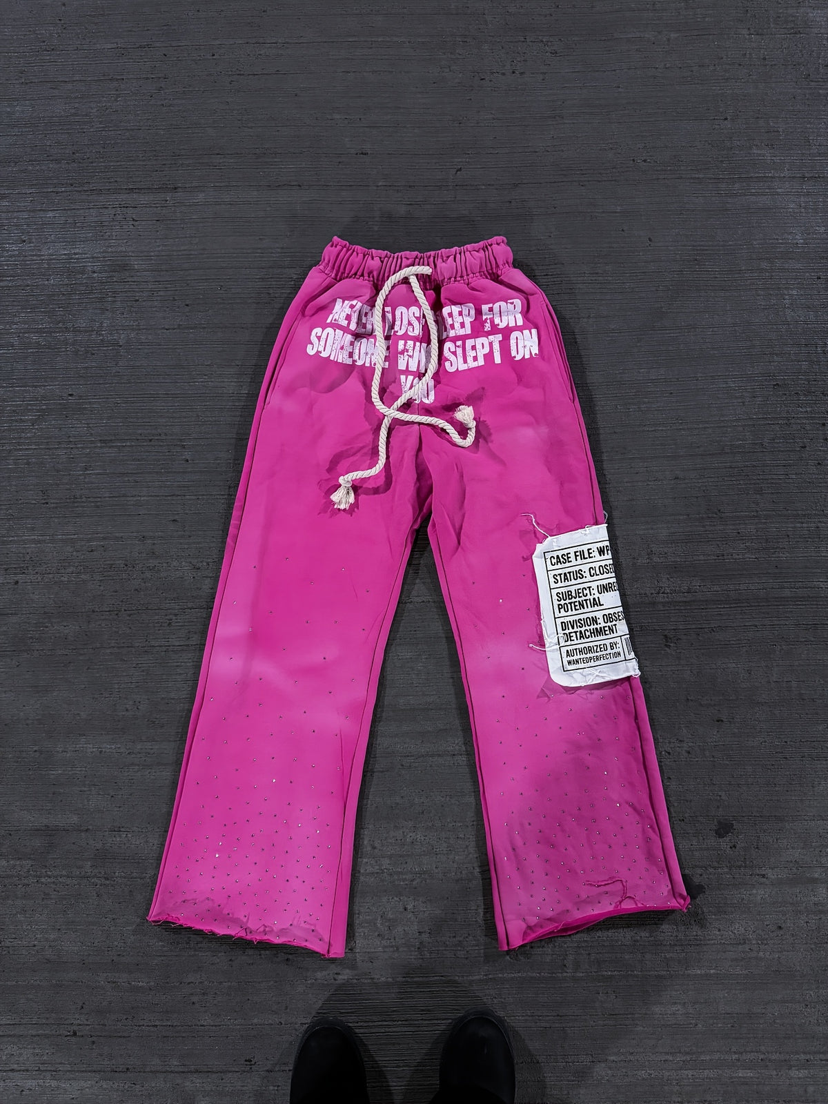 Y2K Graffiti Print Jogger Pants Women Loose Fit Harajuku Hip-Hop Streetwear Drawstring Waist Full-Length Casual Trousers Unisex All-Season Machine Washable
