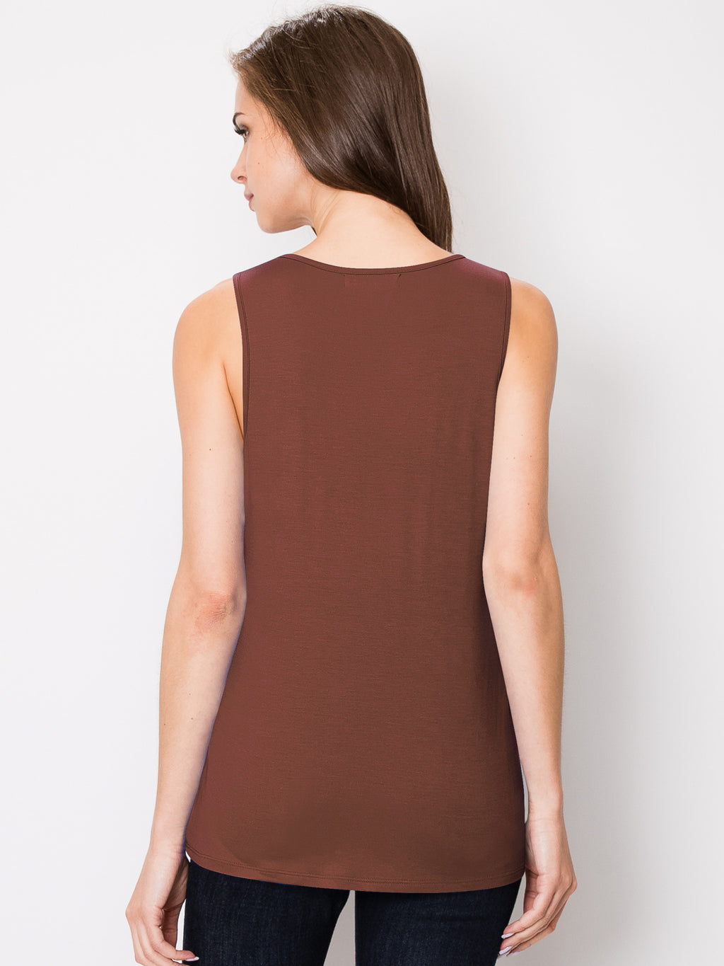 Women's Sleeveless Scoop Neck Tank Top Loose Fit Breathable Casual Layering Shirt 20 Colors Summer Essential