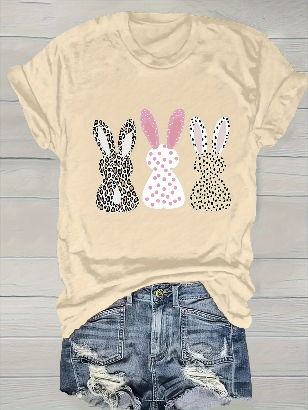 Letter A Print T-Shirt Women Crew Neck Short Sleeve Casual Applique Graphic Tee Medium Stretch Machine Washable Spring Summer Top S-XXL