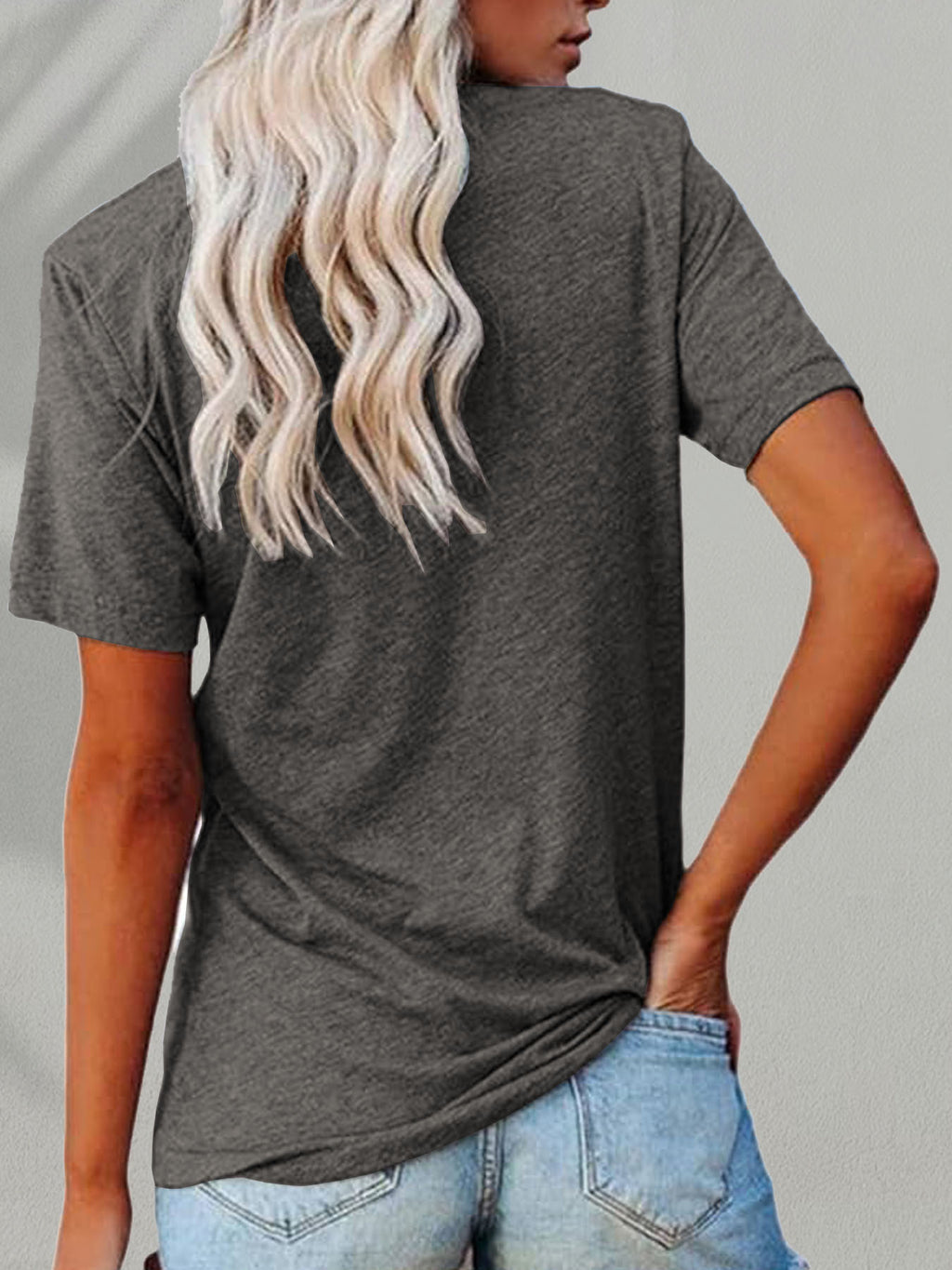 Dear Person Behind Me Graphic T-Shirt for Women Double-Sided Print Inspirational Crew Neck Short Sleeve Casual Tee Gift for Best Friend Couple Soulmate Summer