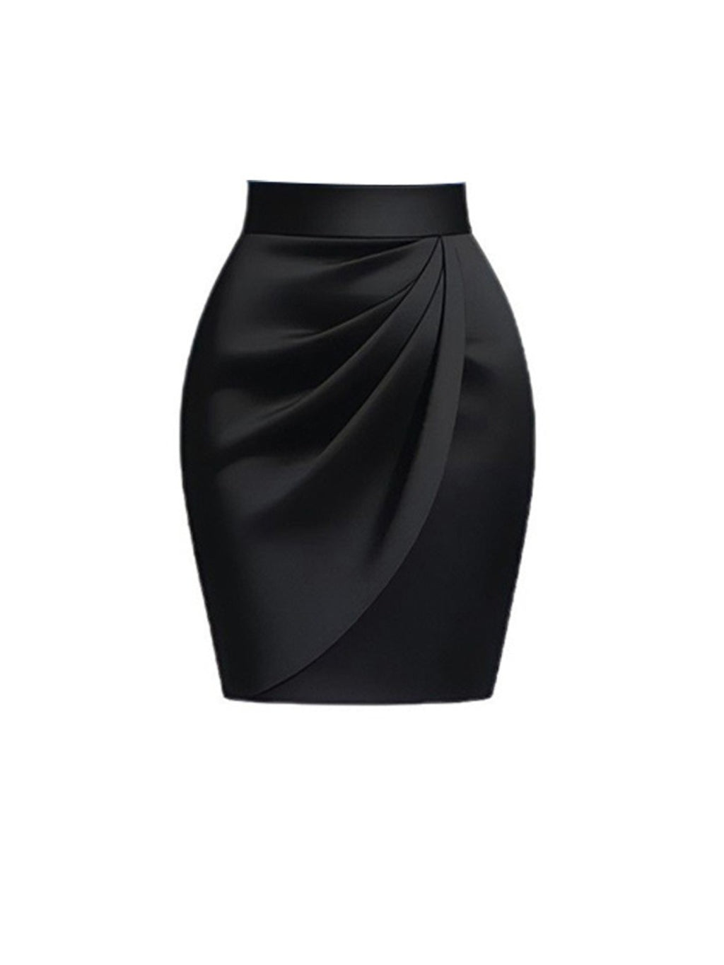 Navy Collared Shirt Black Pleated Pencil Skirt 2pcs Set Women Retro Elegant Office Commuter Business Casual Spring Fall Two-Piece Outfit S-XXL