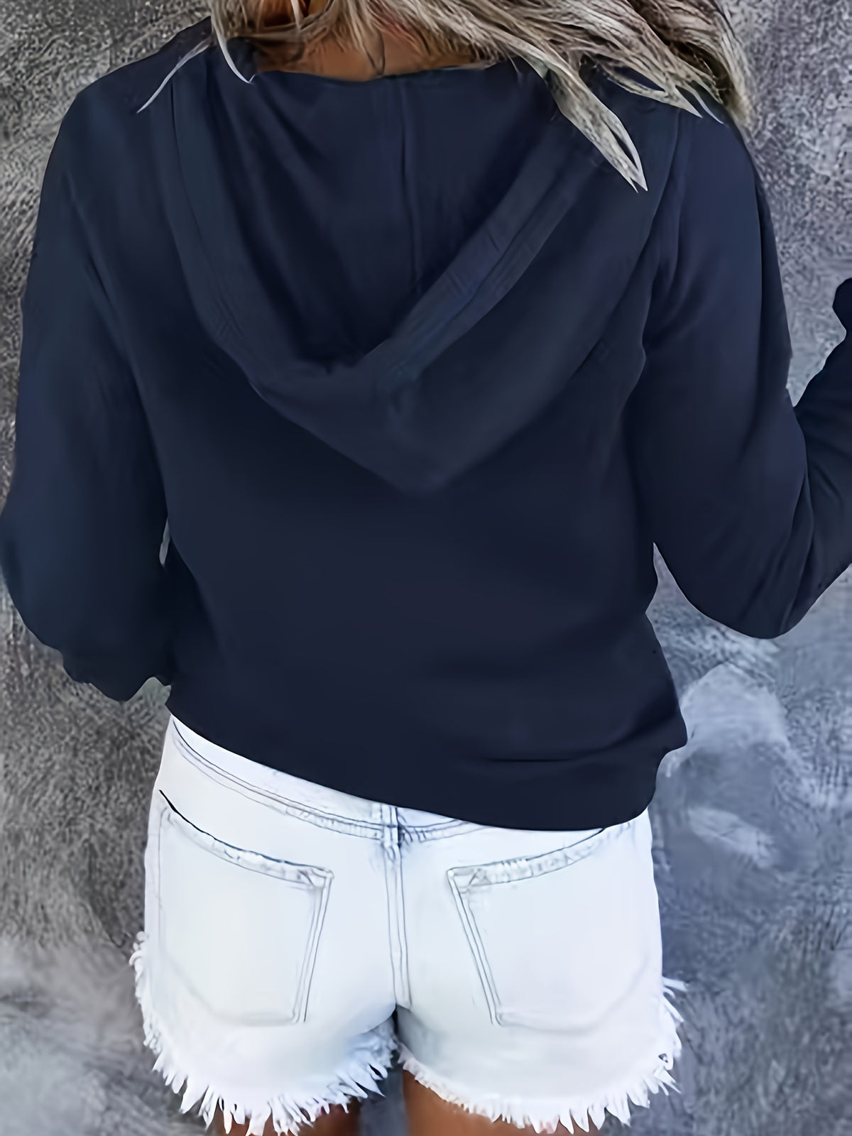 Women Oversized Button Hoodie Sweatshirt Long Sleeve Kangaroo Pocket Ribbed Cuff Casual Pullover Black Grey Burgundy Apricot S-XXL