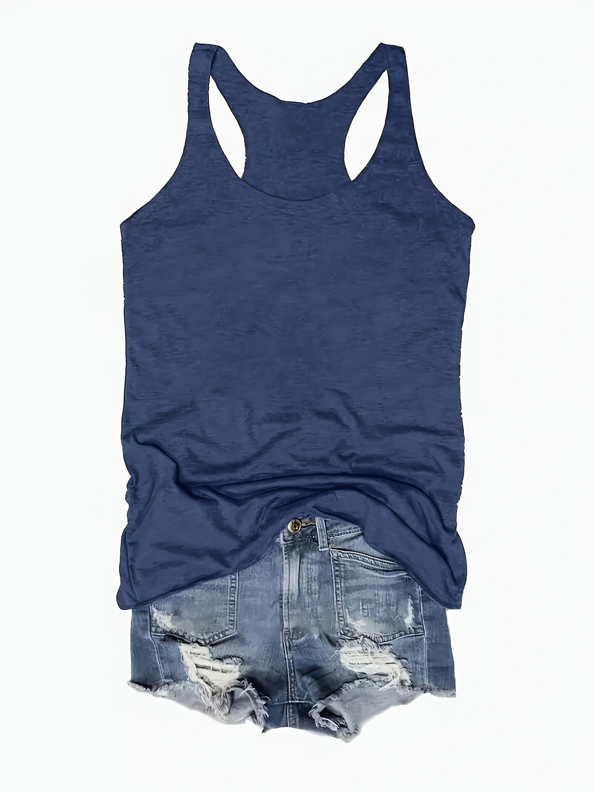 5-Pack Sleeveless Tank Tops for Women | Round Neck Stretchy Casual Cami Tops | Multipack Basic Layering Tops | Spring Summer Everyday Vest Tank Women