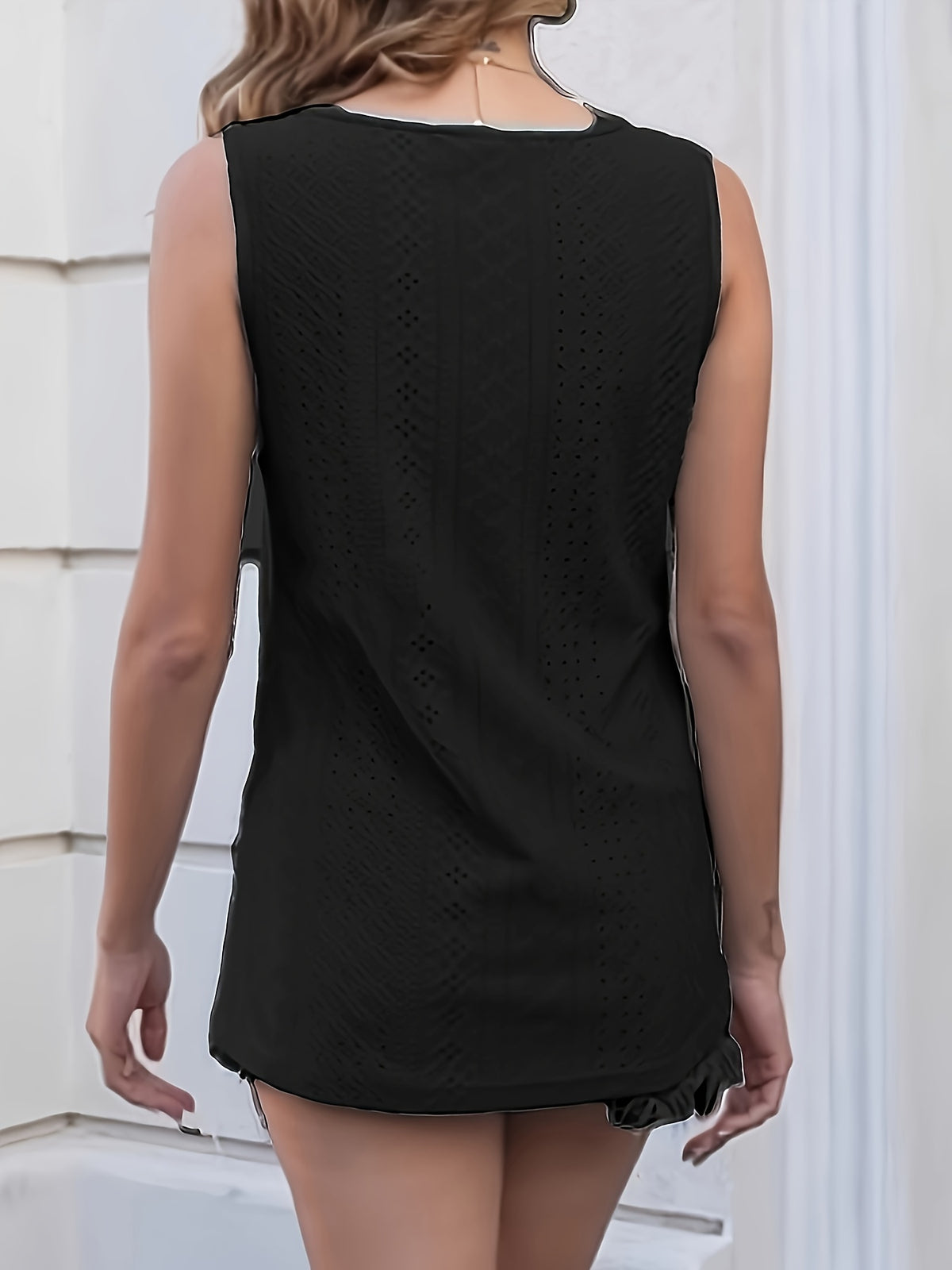 Sleeveless Tank Top Women V-Neck Loose Casual Comfortable Summer Vest Tee Trendy Basic Top S M L XL XXL
