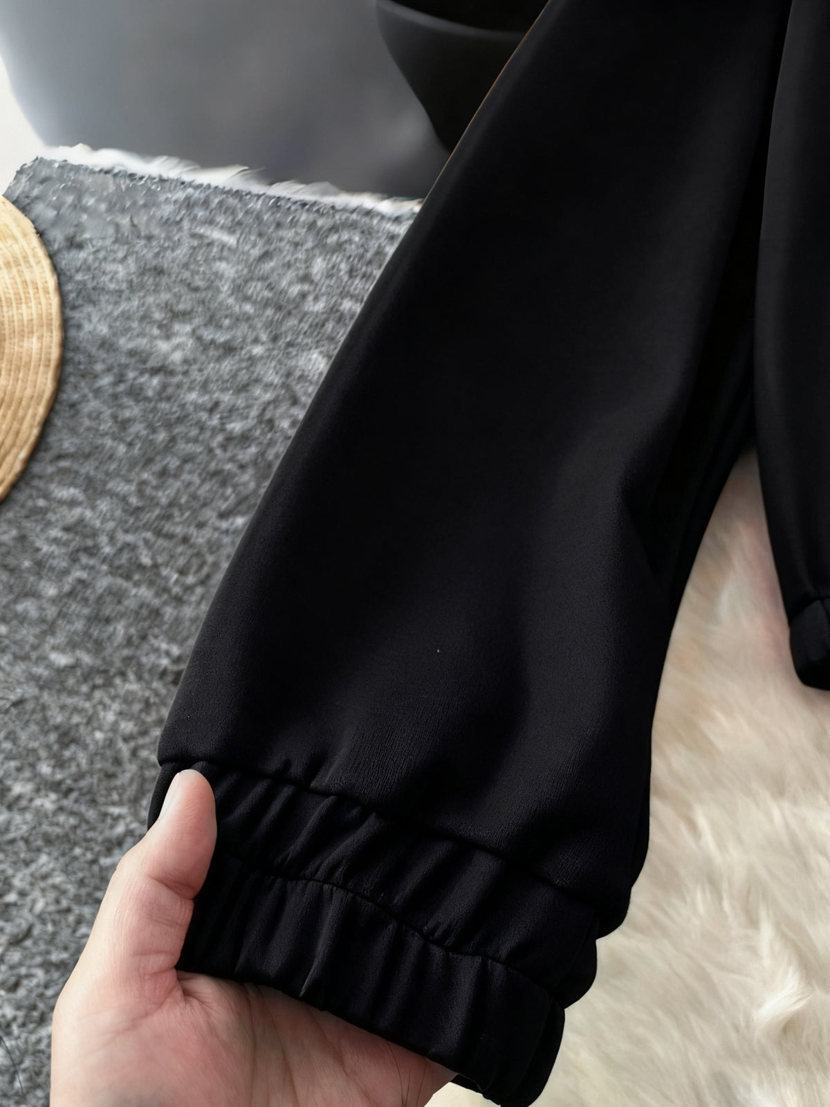 2pcs Tracksuit Set Women Color Block Contrast Stripe Cropped Top Wide-Leg Pants Casual Urban Streetwear Jogger Outfit