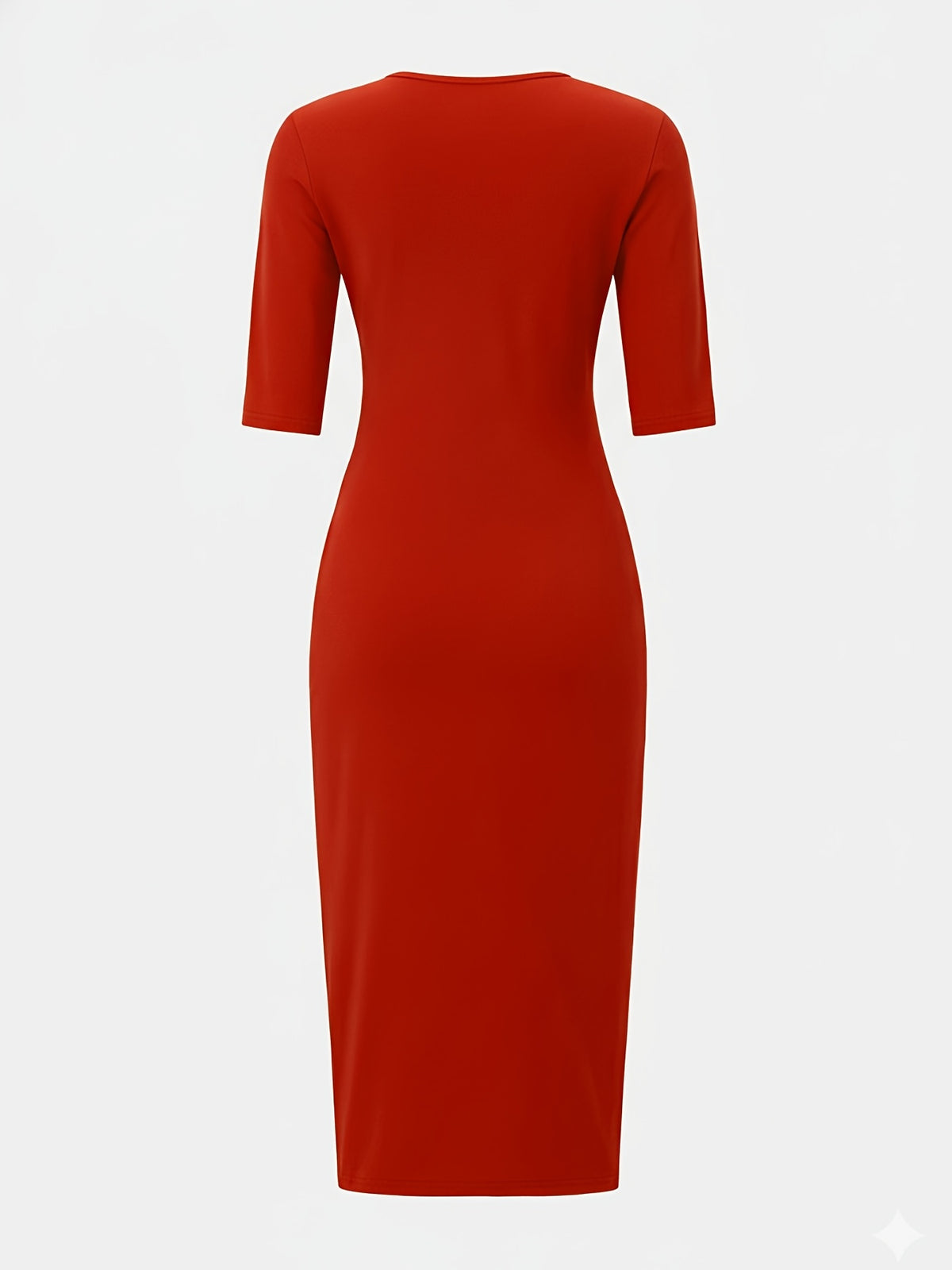 Women's Slim Fit Boat Neck Zipper Dress Short Sleeve Elegant Mid-Length Casual Dress Spring Summer Autumn