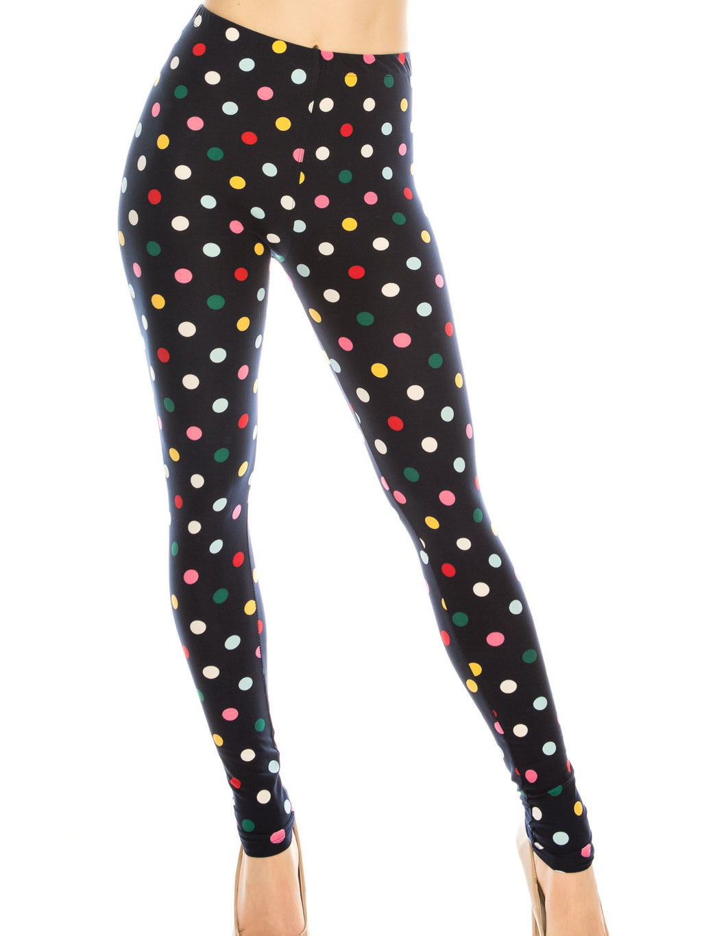 Printed Pattern Leggings for Women – No See-Through High Stretch 92% Polyester Super Soft, 9 Colors One Size, Casual Sexy Fashion Bottoms