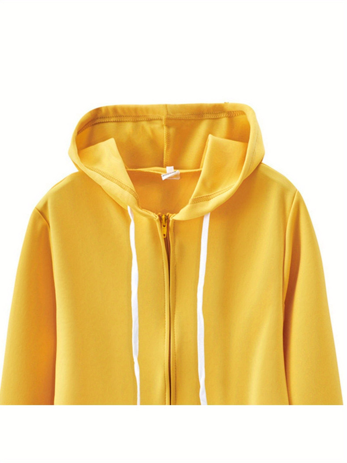 Women's Zip-Up Hoodie Jogger Set 2 Piece Tracksuit Sweatsuit Casual Solid Color Sweatpants Outfit S-XXL