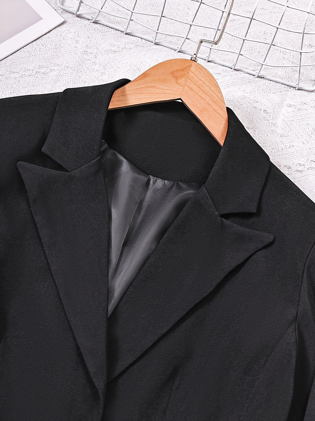 Women's White Blazer and Dress Pants 2-Piece Set Professional Formal Commuting Suit High-End Office Work Outfit Spring 2026