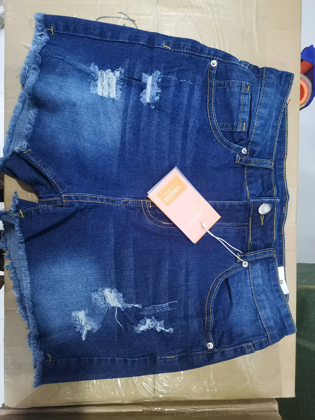 High Waisted Ripped Denim Shorts Women Casual Distressed Raw Hem Jean Shorts Loose Fit Streetwear Summer Outfits