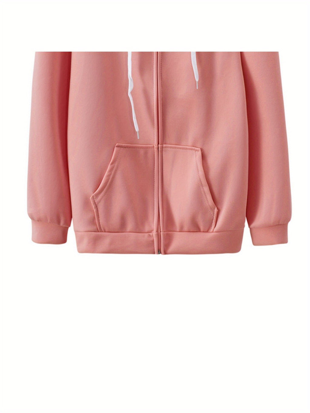 Women's Zip-Up Hoodie Jogger Set 2 Piece Tracksuit Sweatsuit Casual Solid Color Sweatpants Outfit S-XXL