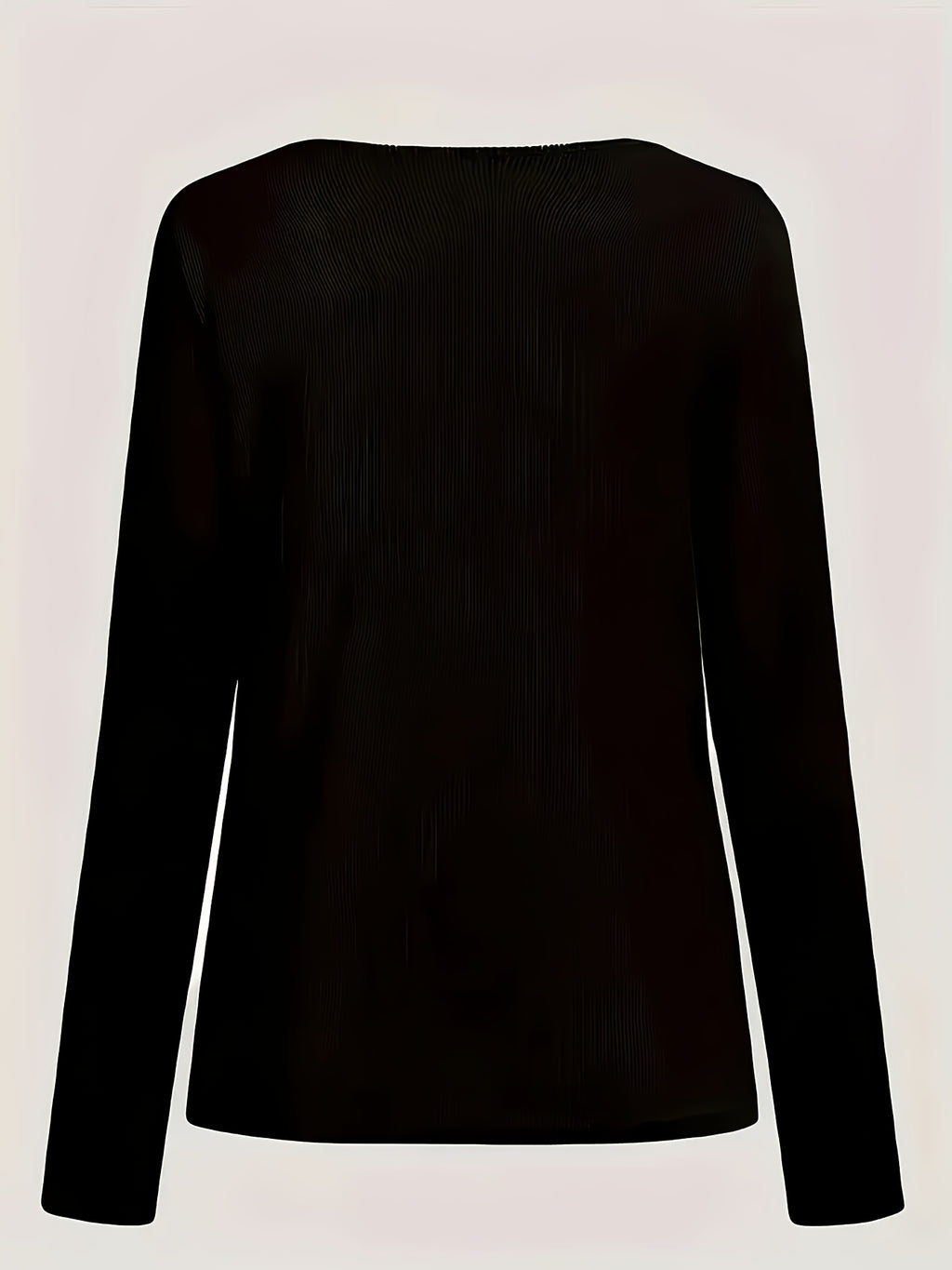 Metal Chain V-Neck Women Long Sleeve Top Slim Fit Elegant Casual Blouse Chic Embellished Spring Fall Winter Shirt