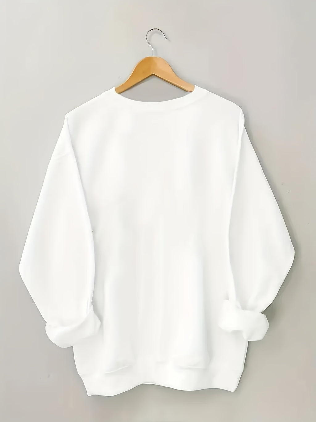 Game Day Football Graphic Crewneck Sweatshirt Women Casual Sports Fan Pullover Top Spring Fall Light Grey S-XXL