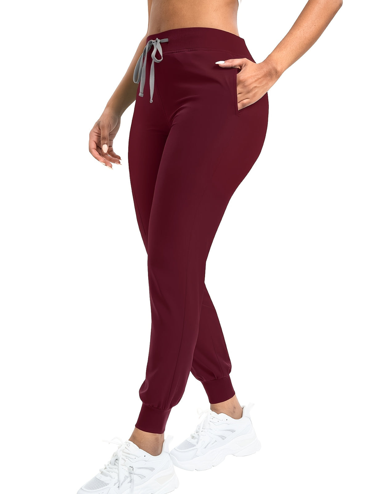Women Scrub Set V-Neck Top & Jogger Pants 2pcs Nursing Uniform Suit Workwear for Hospital Dental Clinic Pet Clinic | Mira Roam