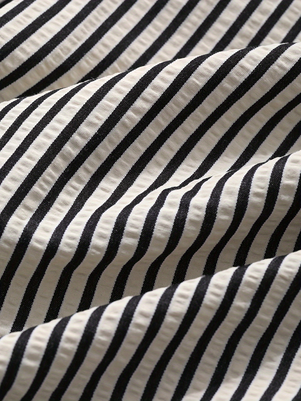 Striped Wide Leg Pants Women Elastic Waist Vertical Stripe Casual Trousers Comfortable Year Round Wear Machine Washable