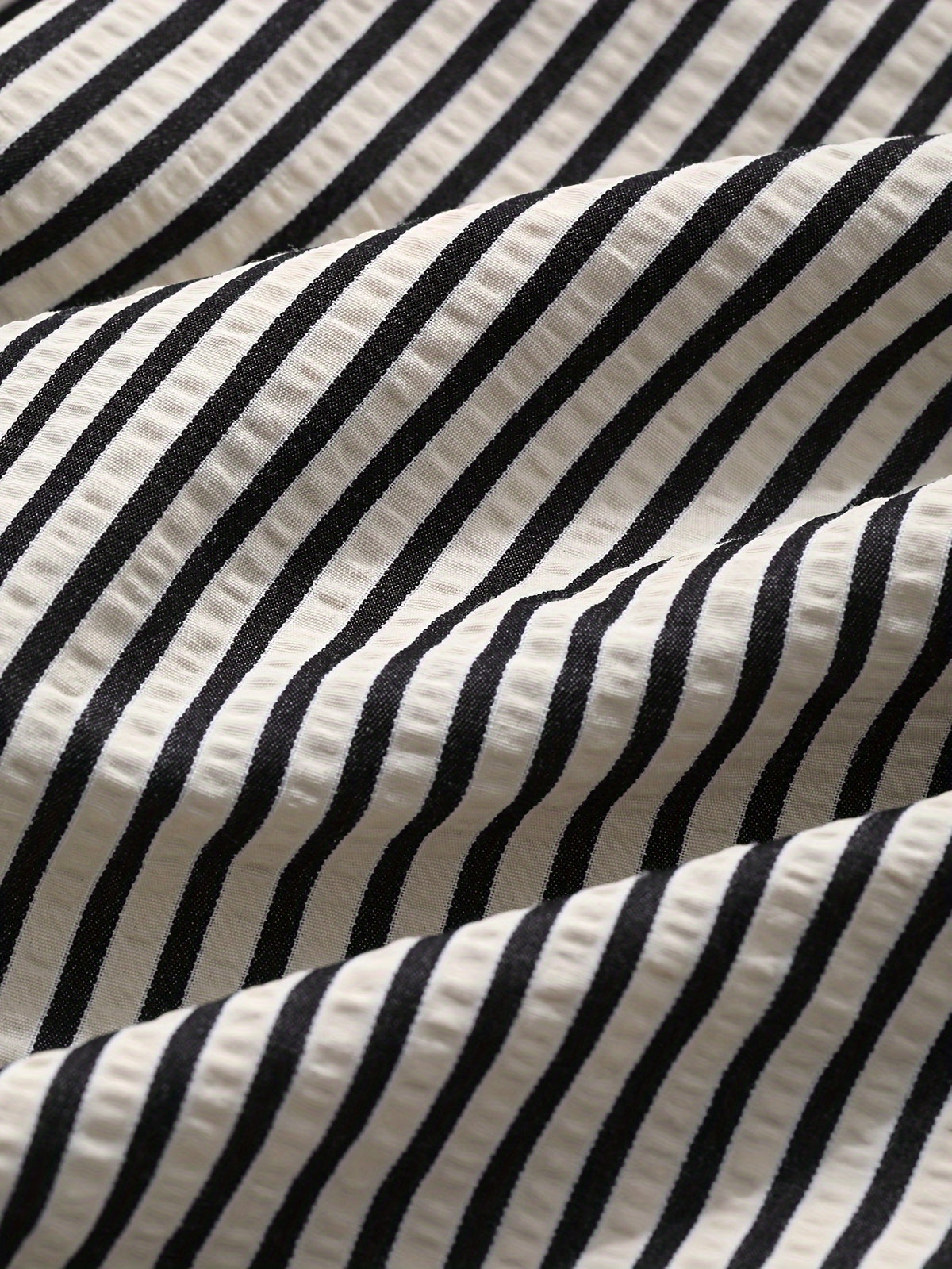 Striped Wide Leg Pants Women Elastic Waist Vertical Stripe Casual Trousers Comfortable Year Round Wear Machine Washable