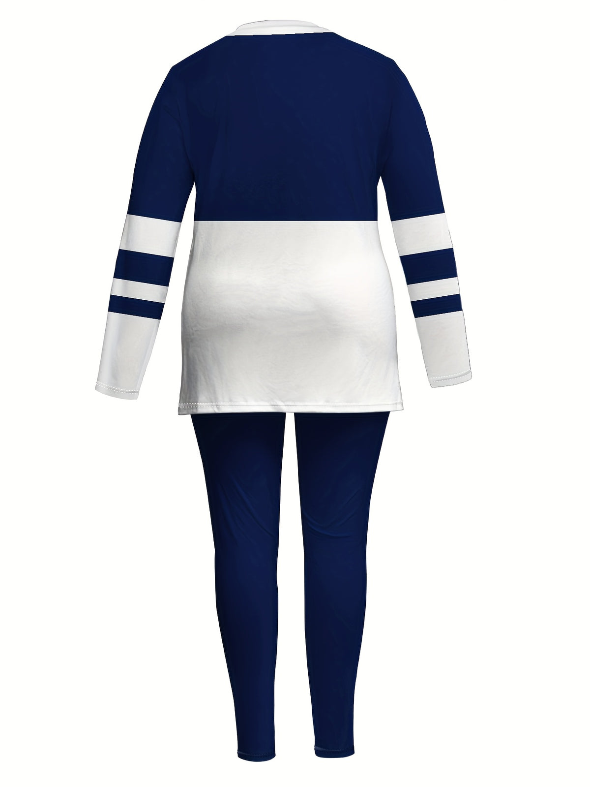 Color Block Zipper Long Sleeve Top and Skinny Pants 2 Piece Set Women Casual Patchwork Slit Co-ord - Comfortable Fit Spring Fall Outfit