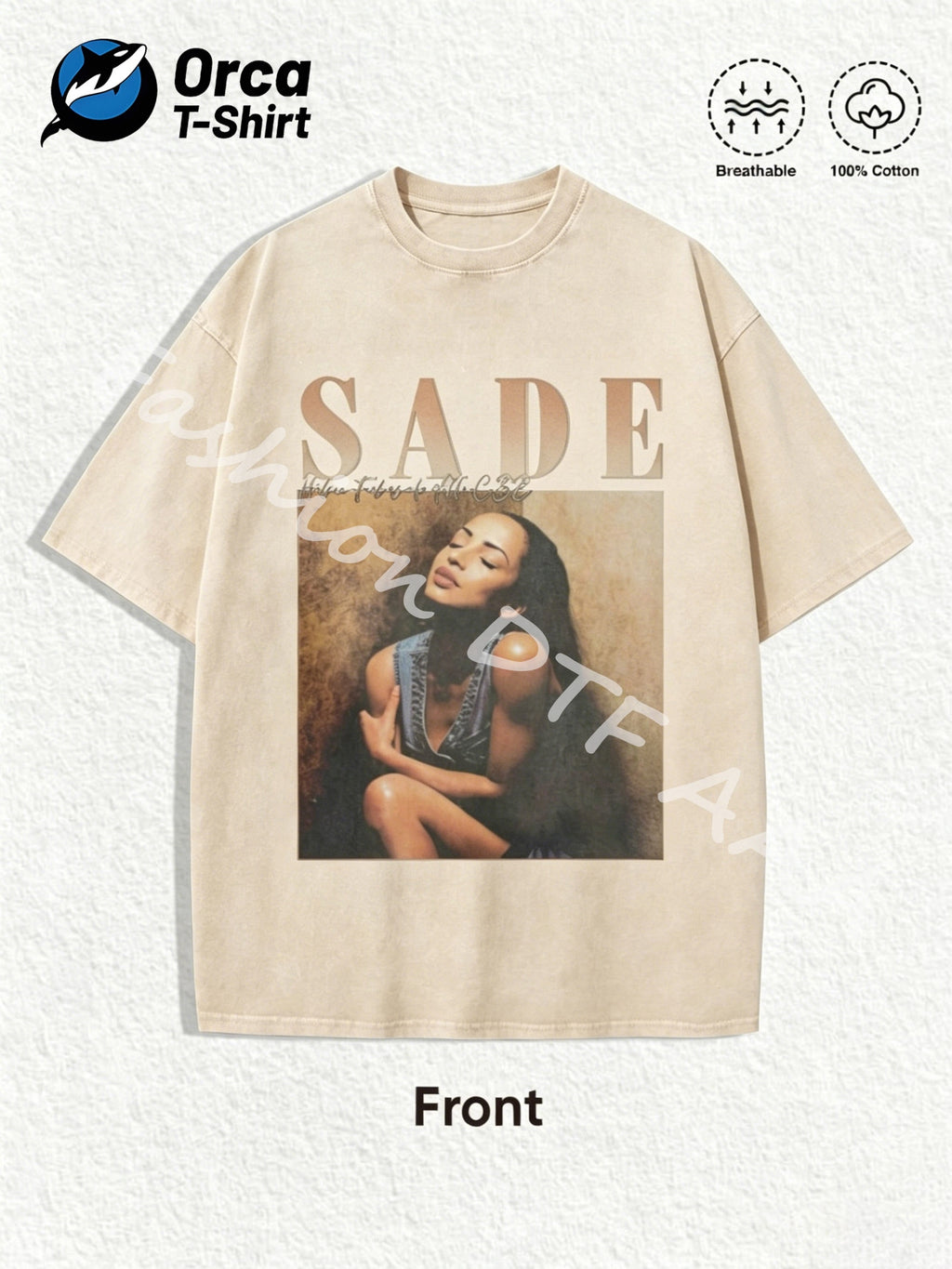 Y2K Retro Music Band Graphic Tee Women Vintage Sade Pattern Black Gold Print Casual Streetwear Bohemian T-Shirt XS-XL