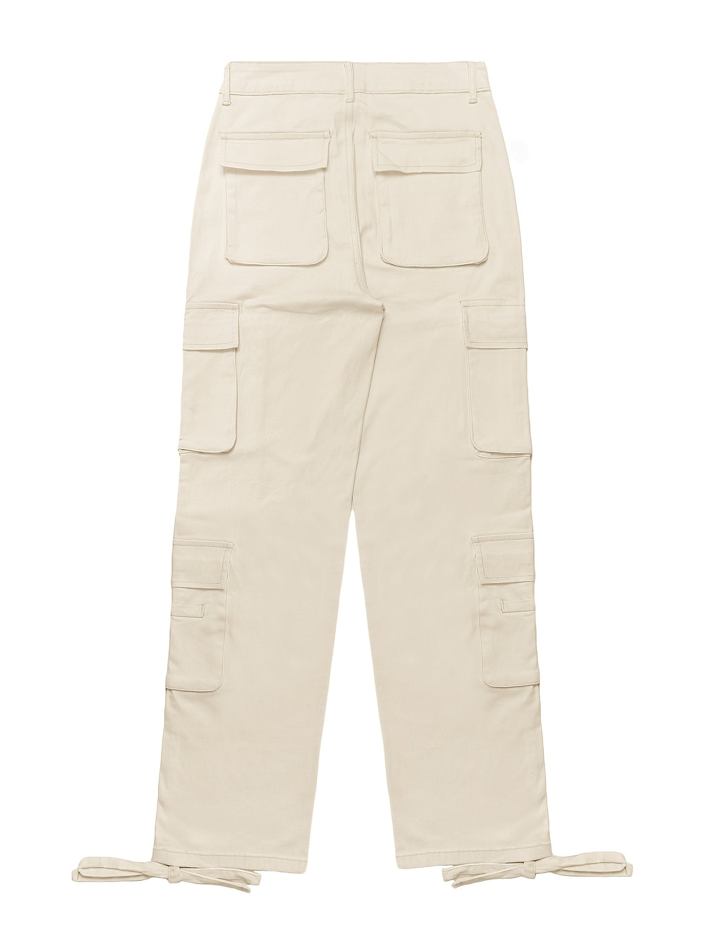 Low Waist Cargo Denim Pants Women Street Hip-Hop Style Multi Pocket Wide Leg Workwear Casual Jeans Apricot Grey Khaki S-XXL