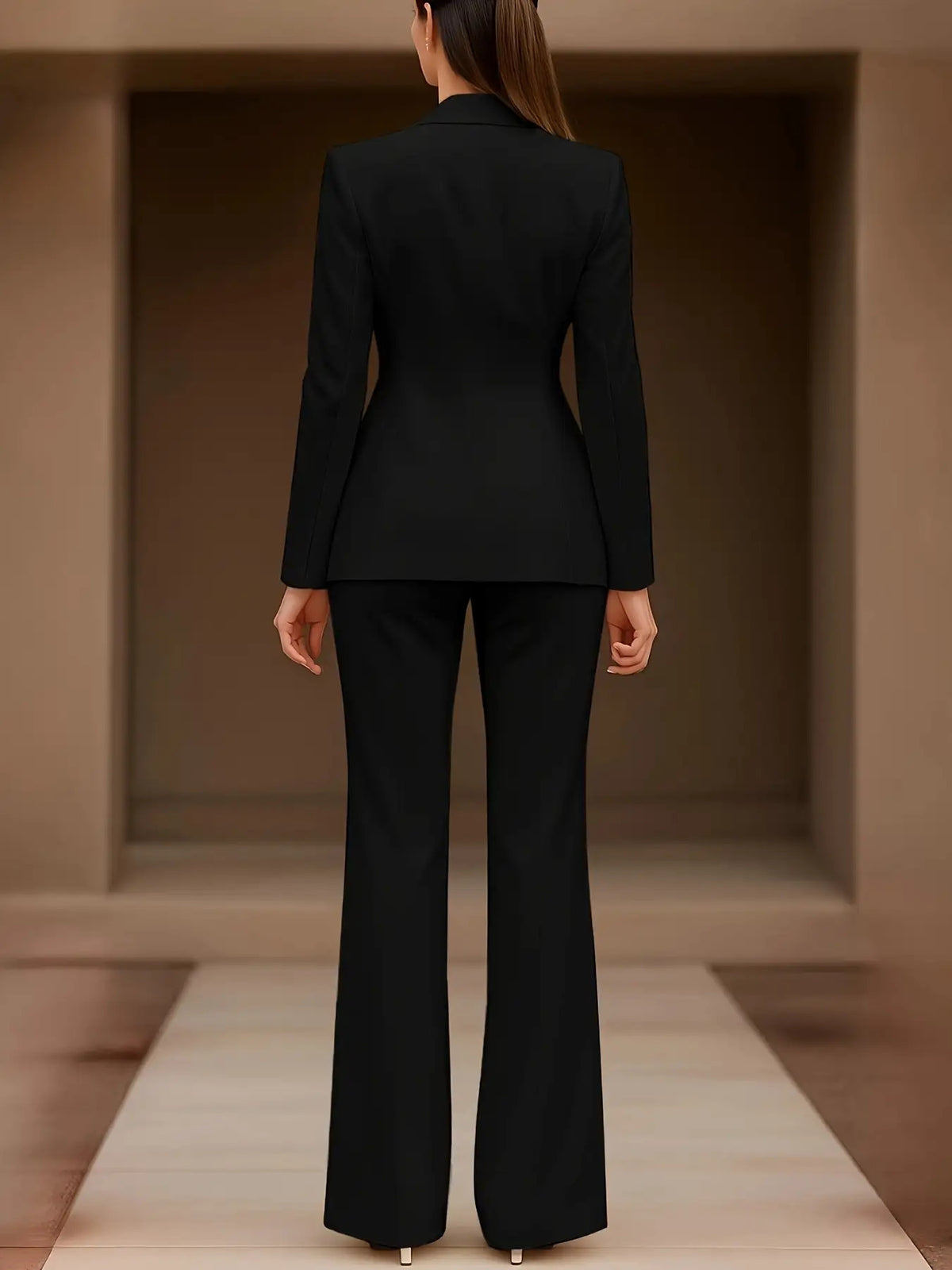 Women's White Blazer and Dress Pants 2-Piece Set Professional Formal Commuting Suit High-End Office Work Outfit Spring 2026