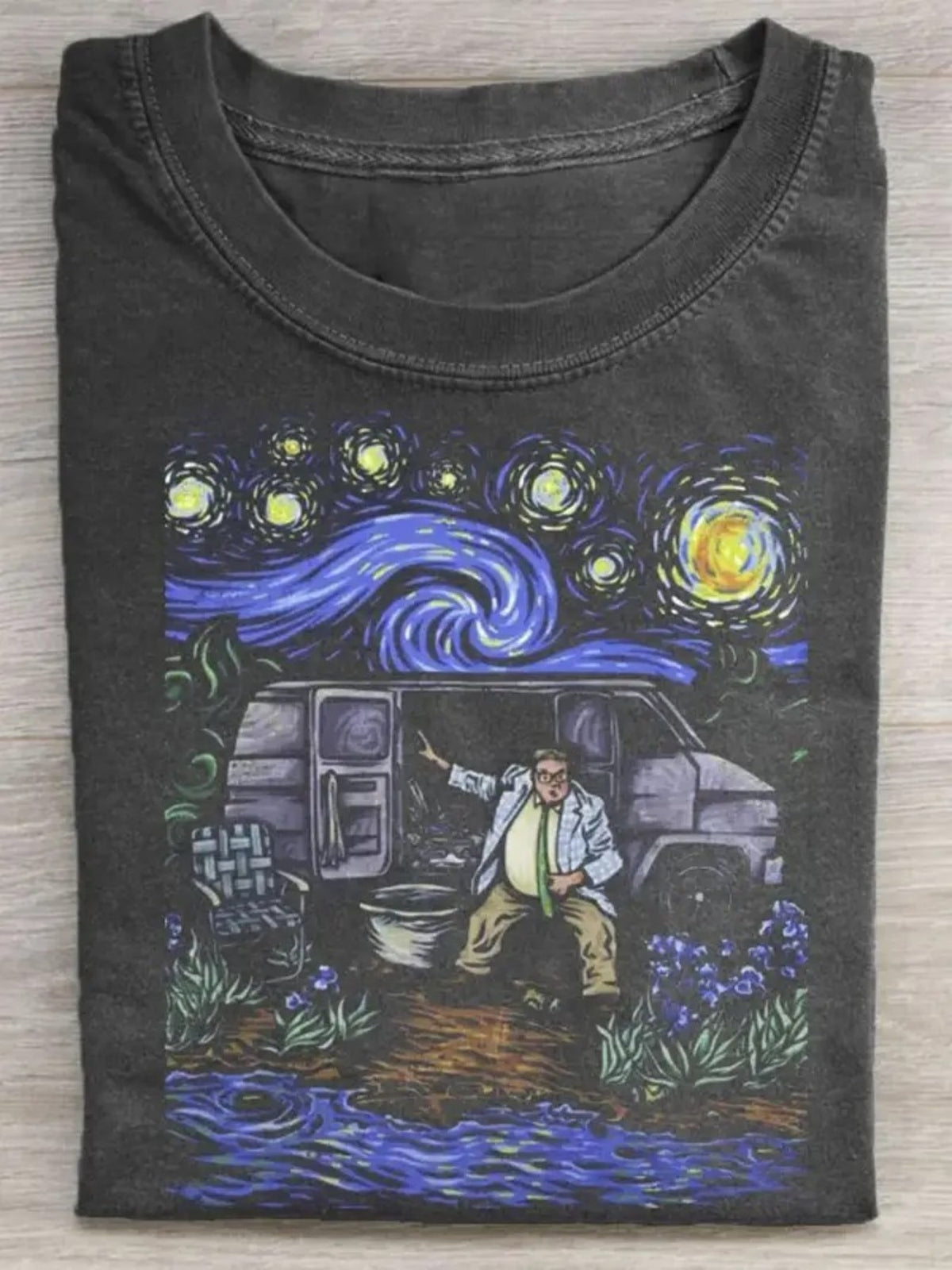 Geometric Print Loose Fit T-Shirt for Women - Crew Neck Short Sleeve Breathable Casual Graphic Tee Spring Summer Fall Street Style