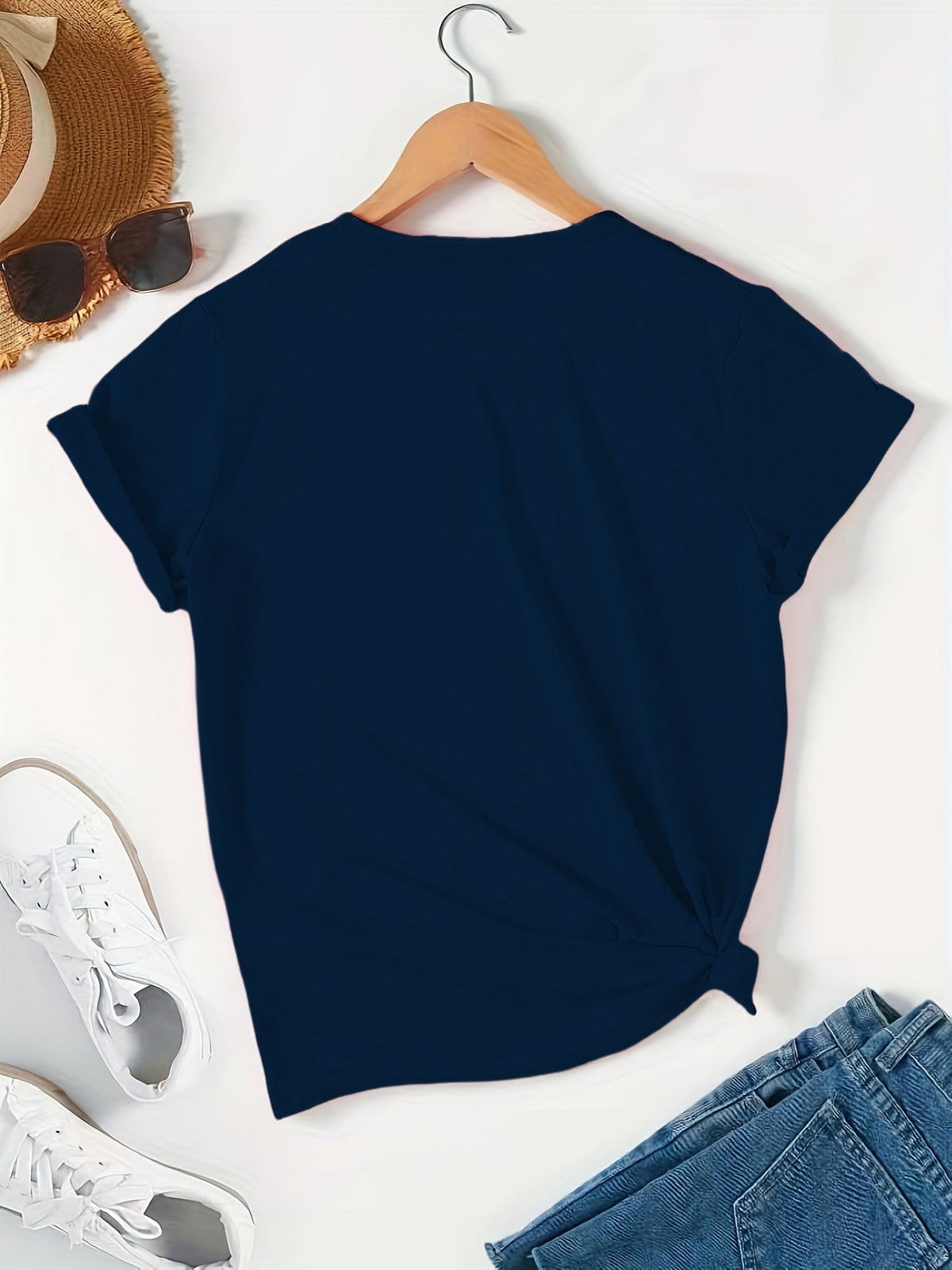 Maternity T-Shirt Women Tropical Flower Alphabet Print Front Back Graphic Tee Street Style Plus Size Pregnancy Top Casual Loose Fit