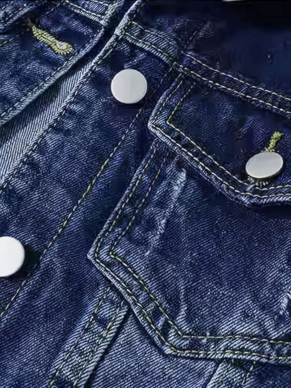 Vintage Wash Cropped Denim Jacket Women Slim Fit Button-Up Casual Spring Fall Layering Dark Blue Medium Blue S-XXL