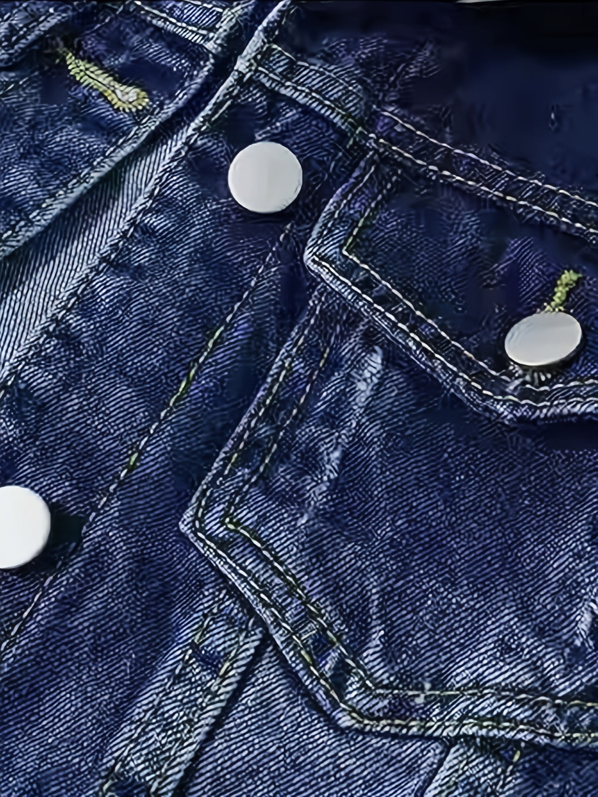 Vintage Wash Cropped Denim Jacket Women Slim Fit Button-Up Casual Spring Fall Layering Dark Blue Medium Blue S-XXL