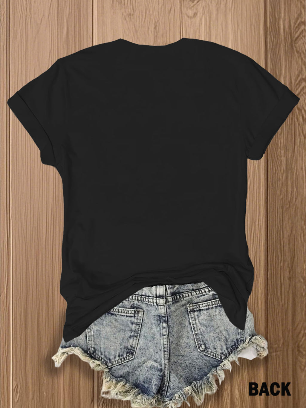 Tattooed Double-Sided Print T-Shirt Women Geometric Positioning Print Crew Neck Short Sleeve Soft Skin-Friendly Breathable Casual Tee Daily Wear Gift S-XXL
