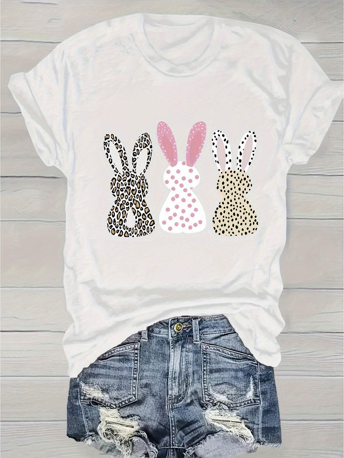 Letter A Print T-Shirt Women Crew Neck Short Sleeve Casual Applique Graphic Tee Medium Stretch Machine Washable Spring Summer Top S-XXL