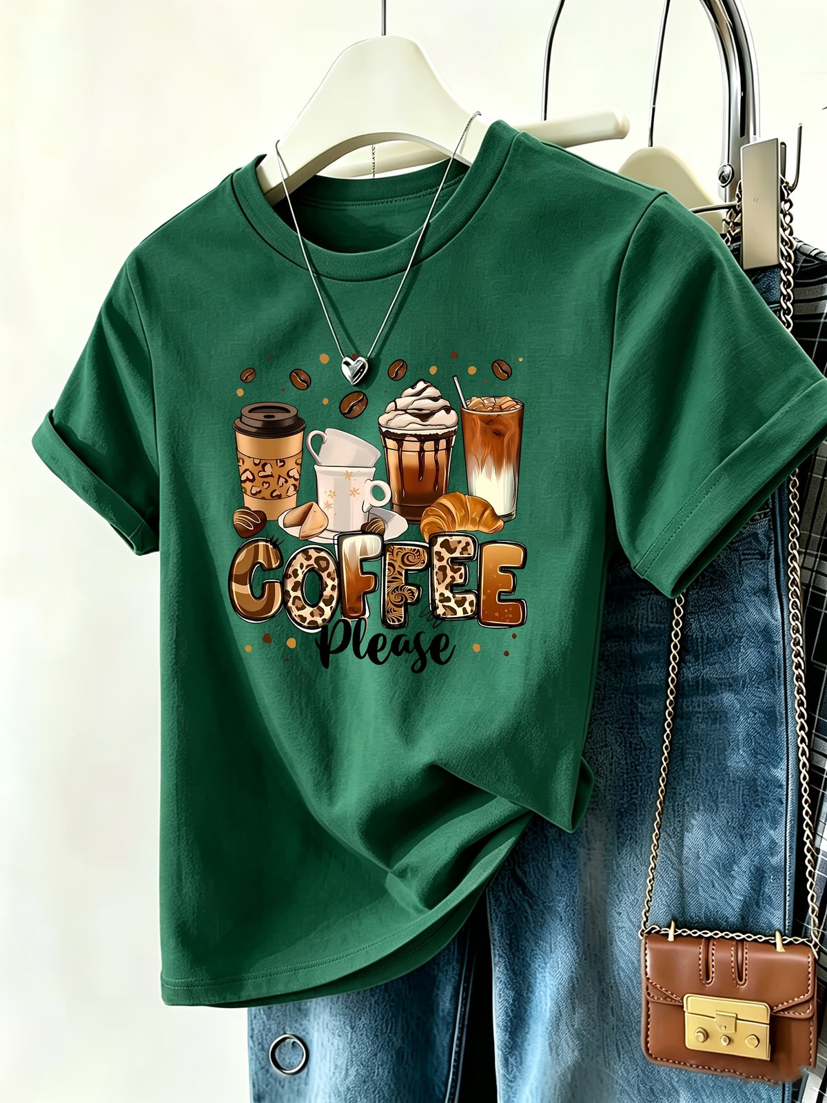 Geometric Pattern Print T-Shirt Women Crew Neck Short Sleeve Stretch Casual Fun Tee Multicolor S-XXL