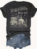 Skull Print T-Shirt Women Short Sleeve Casual Graphic Tee Trendy Edgy Fashion Top Spring Summer All Season S-XXL