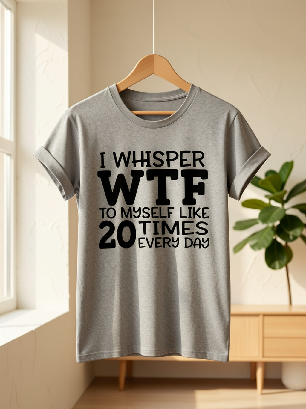 Letter Print Crew Neck T-Shirt for Women - Short Sleeve Lightweight Breathable Casual Graphic Tee 3-Season Everyday Top Multiple Colors