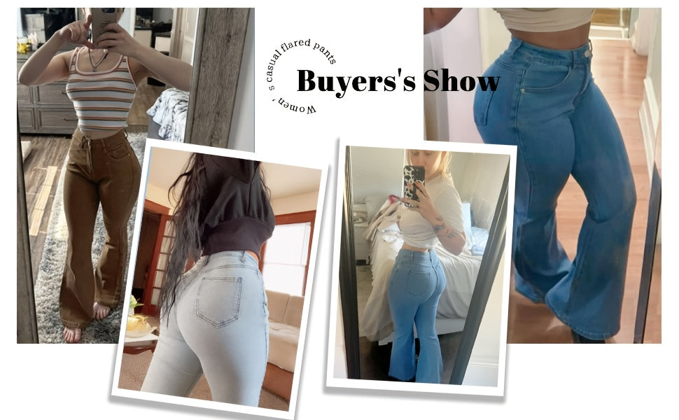 Women's Y2K Straight Leg Denim Pants High Elastic Vintage Street Style Solid Color Long Jeans Versatile Trendy Fashion Bottoms