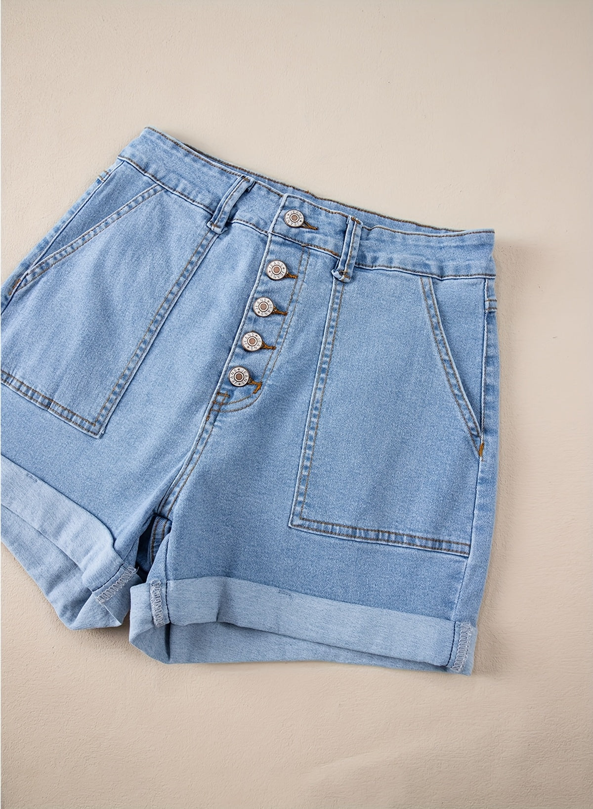 High Waist Stretch Denim Shorts Women Slim Fit Vintage Casual Summer Jean Shorts Multi-Color XS-XXL