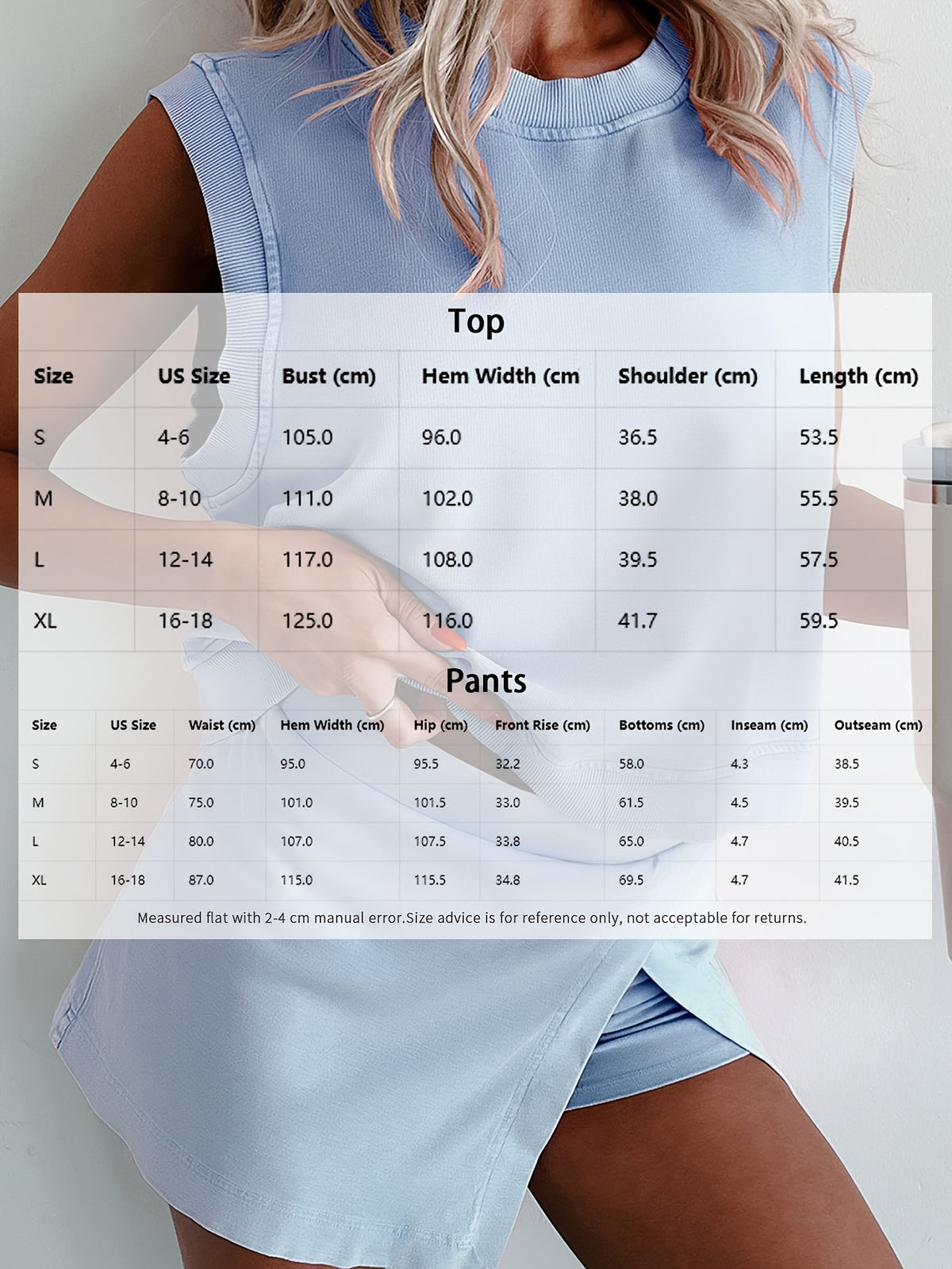 Solid Color 2-Piece Set Women Short Sleeve T-Shirt and Pants Casual Summer Matching Outfit