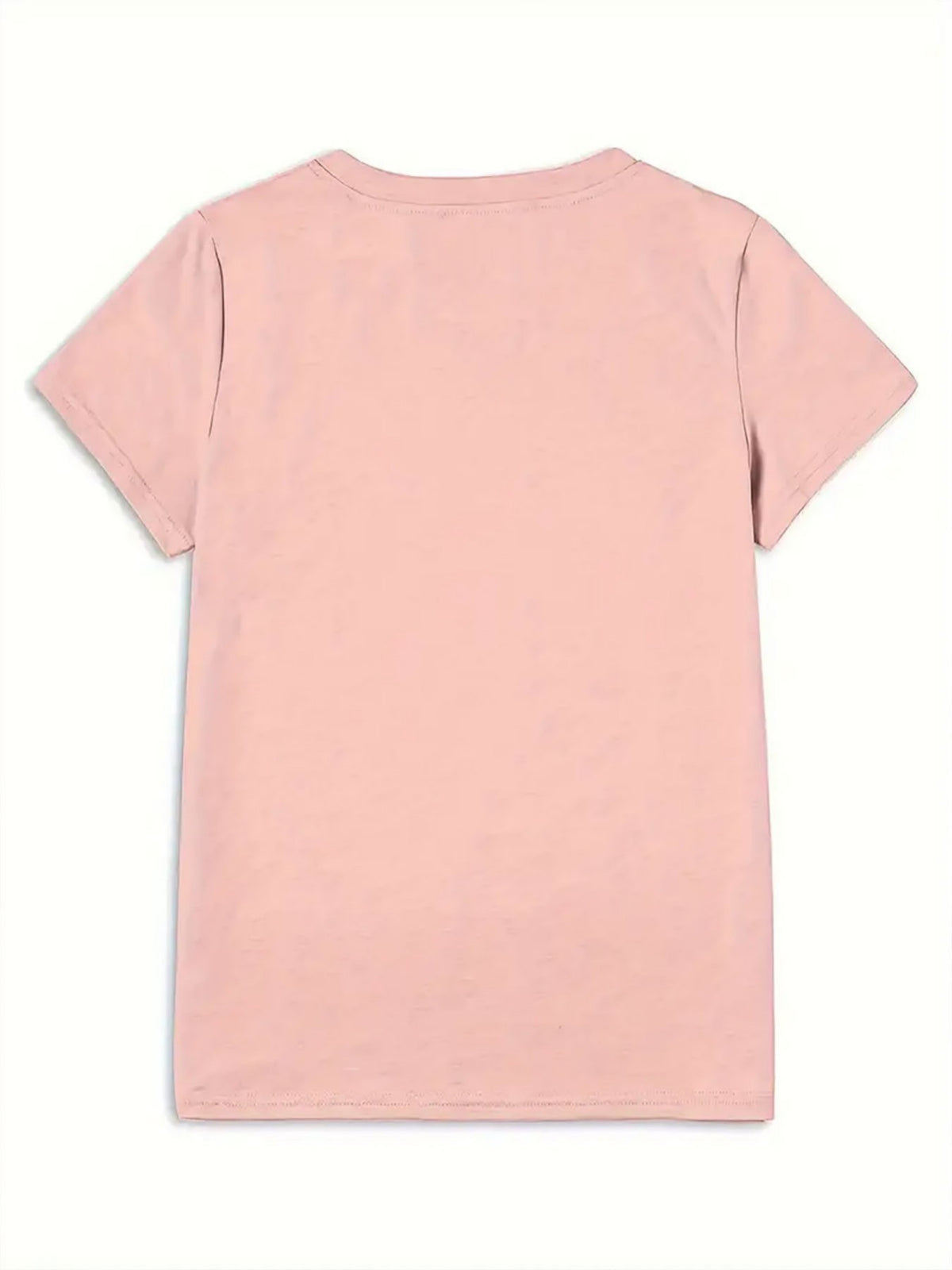 Floral MIMI Print Women T-Shirt Short Sleeve Loose Crew Neck Casual Graphic Tee Breathable Lightweight Everyday Top