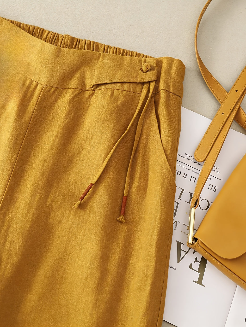 Retro Wide Leg Pants Women High Waist Loose Drape Casual Vintage Style Flowy Trousers Spring Summer Comfortable