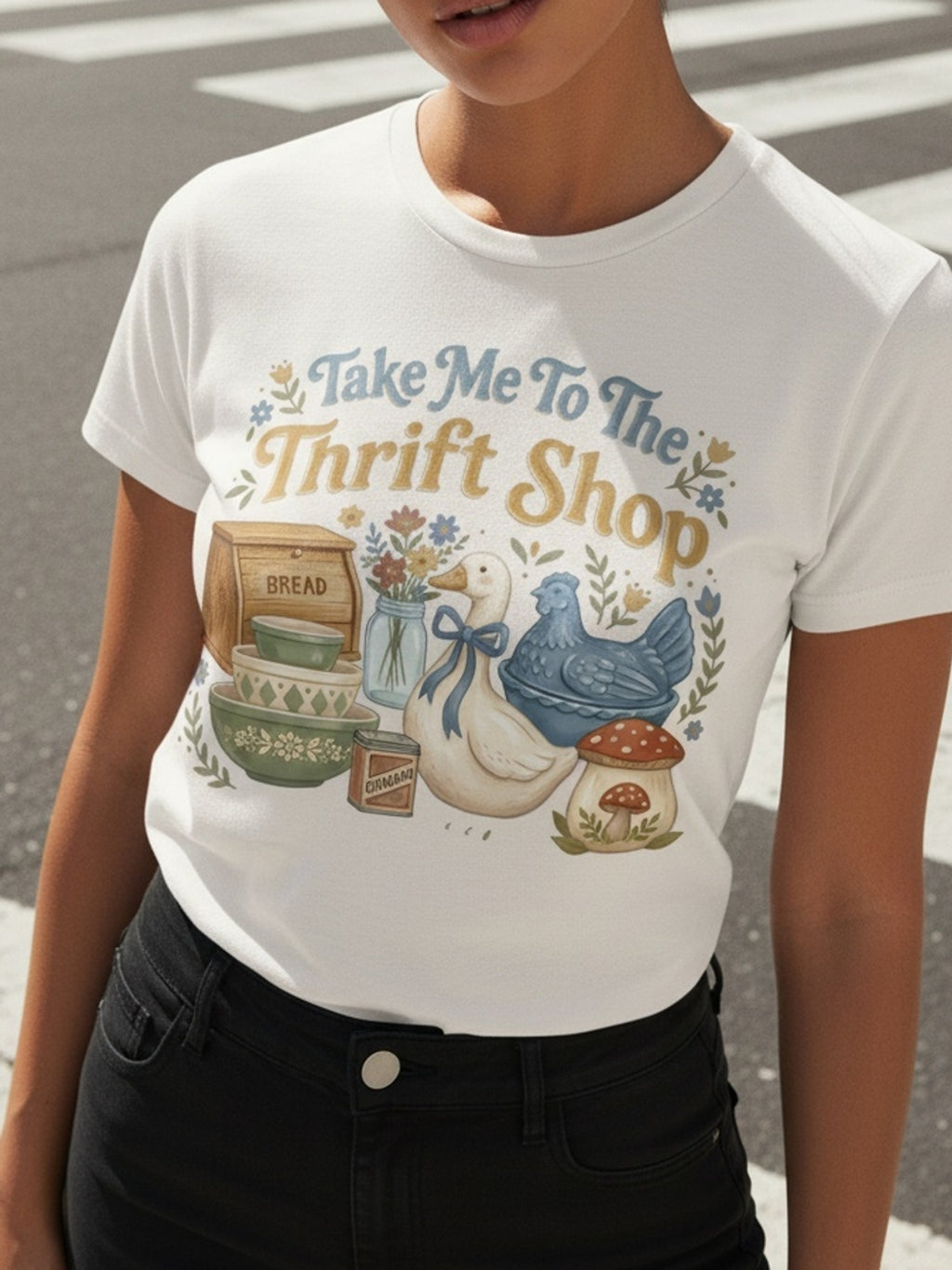 Bohemian Slogan Print T-Shirt Women Crew Neck Short Sleeve Casual Graphic Tee Viscose Blend Minimalist Spring Summer Fall Top S-XXL