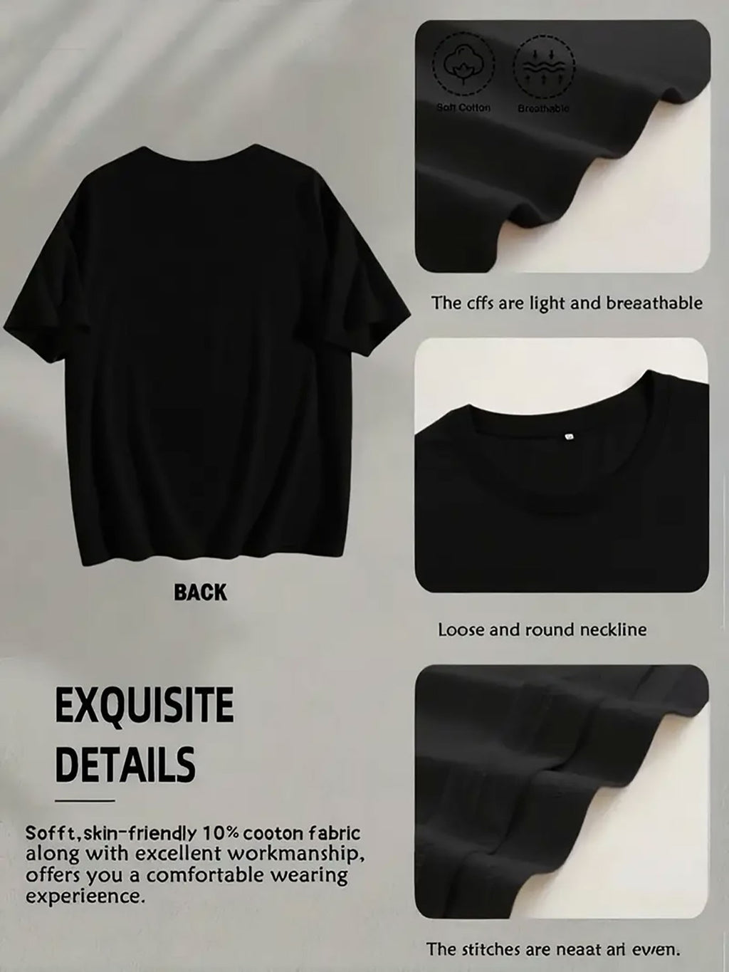 Women's Graphic Letter Print T-Shirt Retro Style Round Neck Short Sleeve Casual Top Black S-XXL | Mira Roam