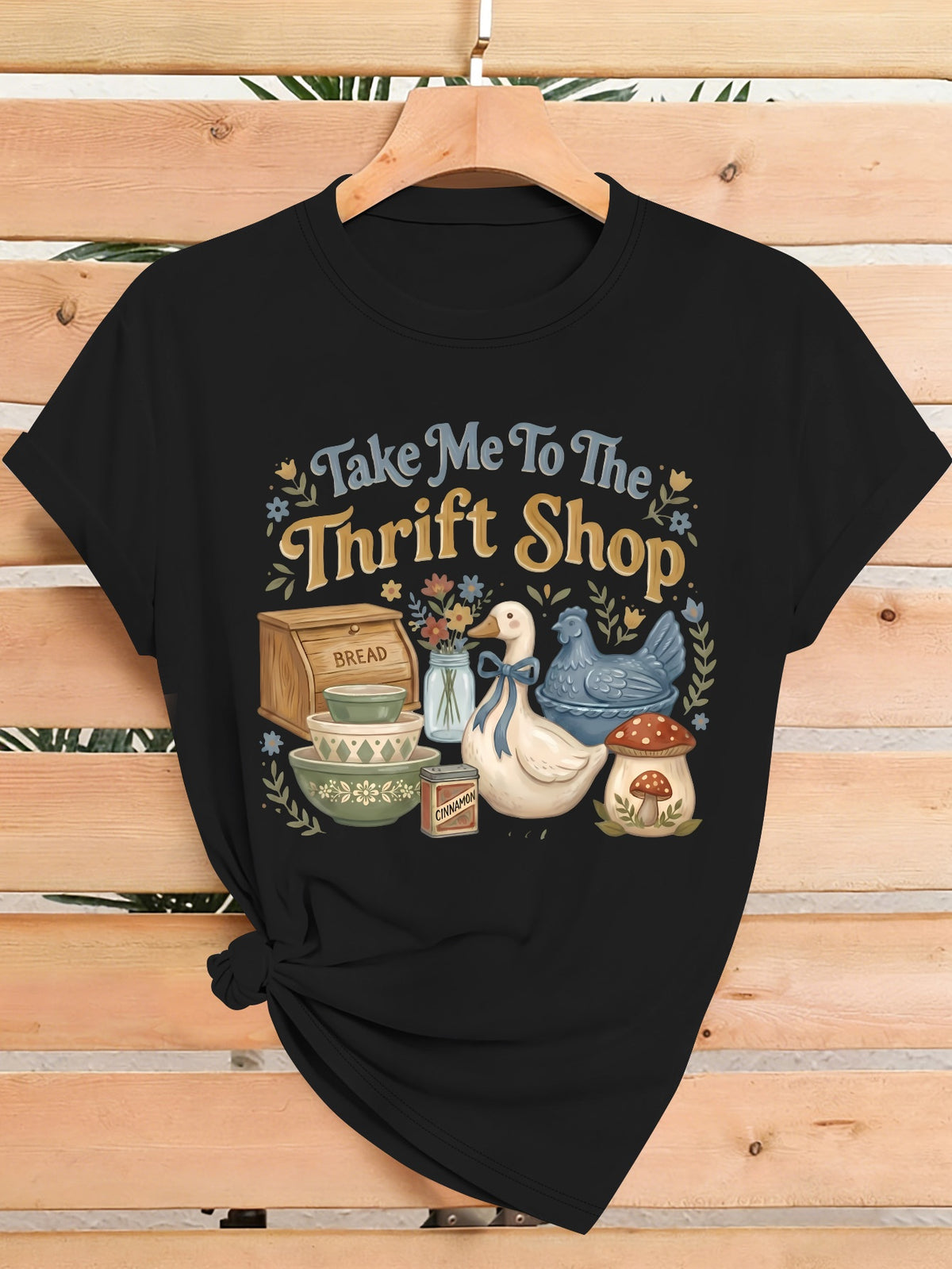 Bohemian Slogan Print T-Shirt Women Crew Neck Short Sleeve Casual Graphic Tee Viscose Blend Minimalist Spring Summer Fall Top S-XXL