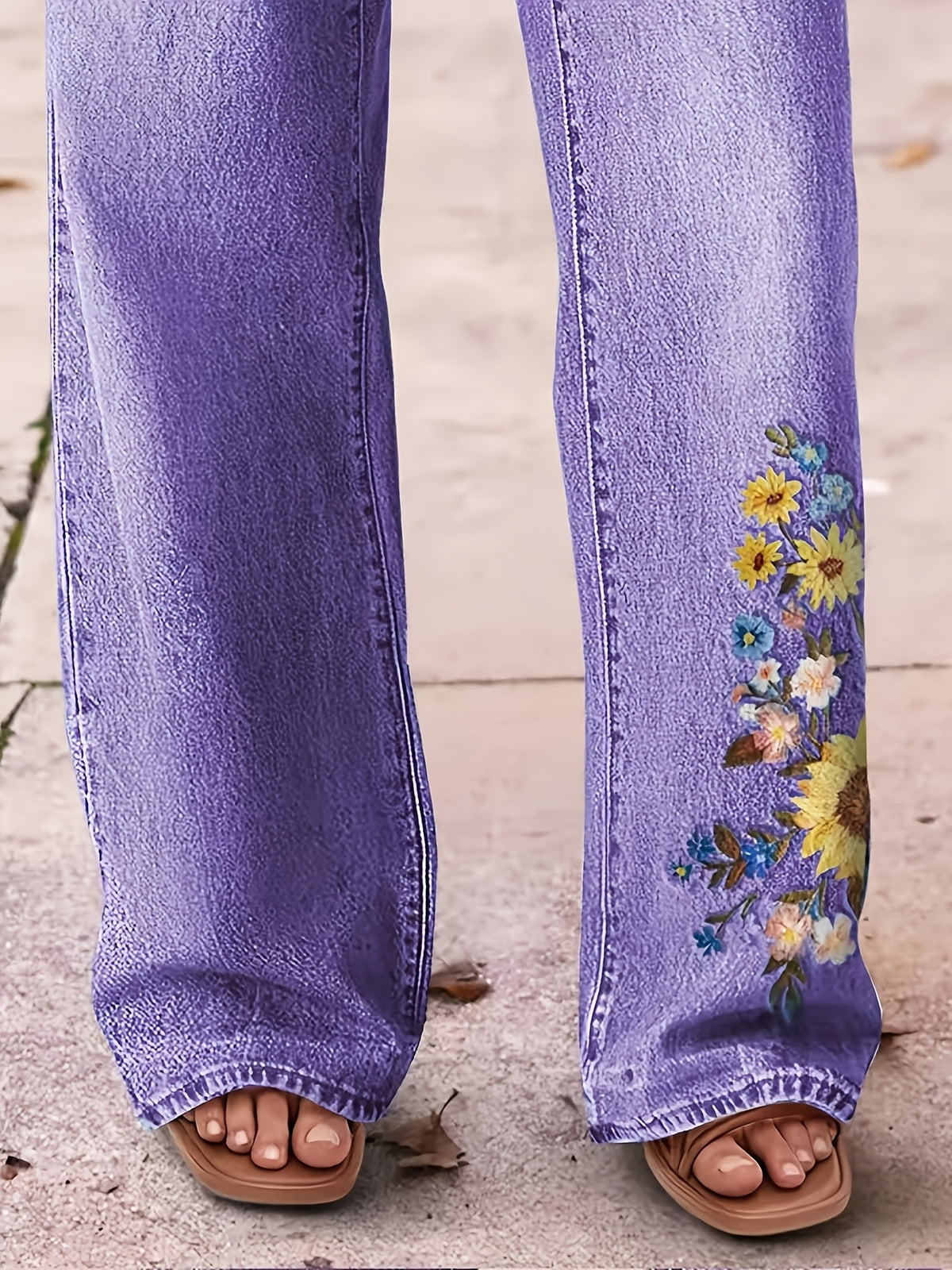 Women's High-Waisted Light Wash Stretch Straight Jeans Machine Washable Casual Pants Multi-Color S-XXL