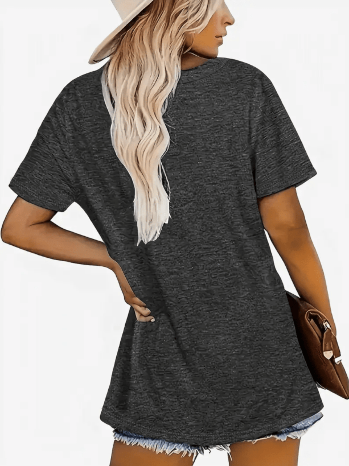 Fashionable Print Crew Neck T-Shirt for Women - Lightweight Breathable Polyester Casual Short Sleeve Tee Spring Summer Everyday Wear