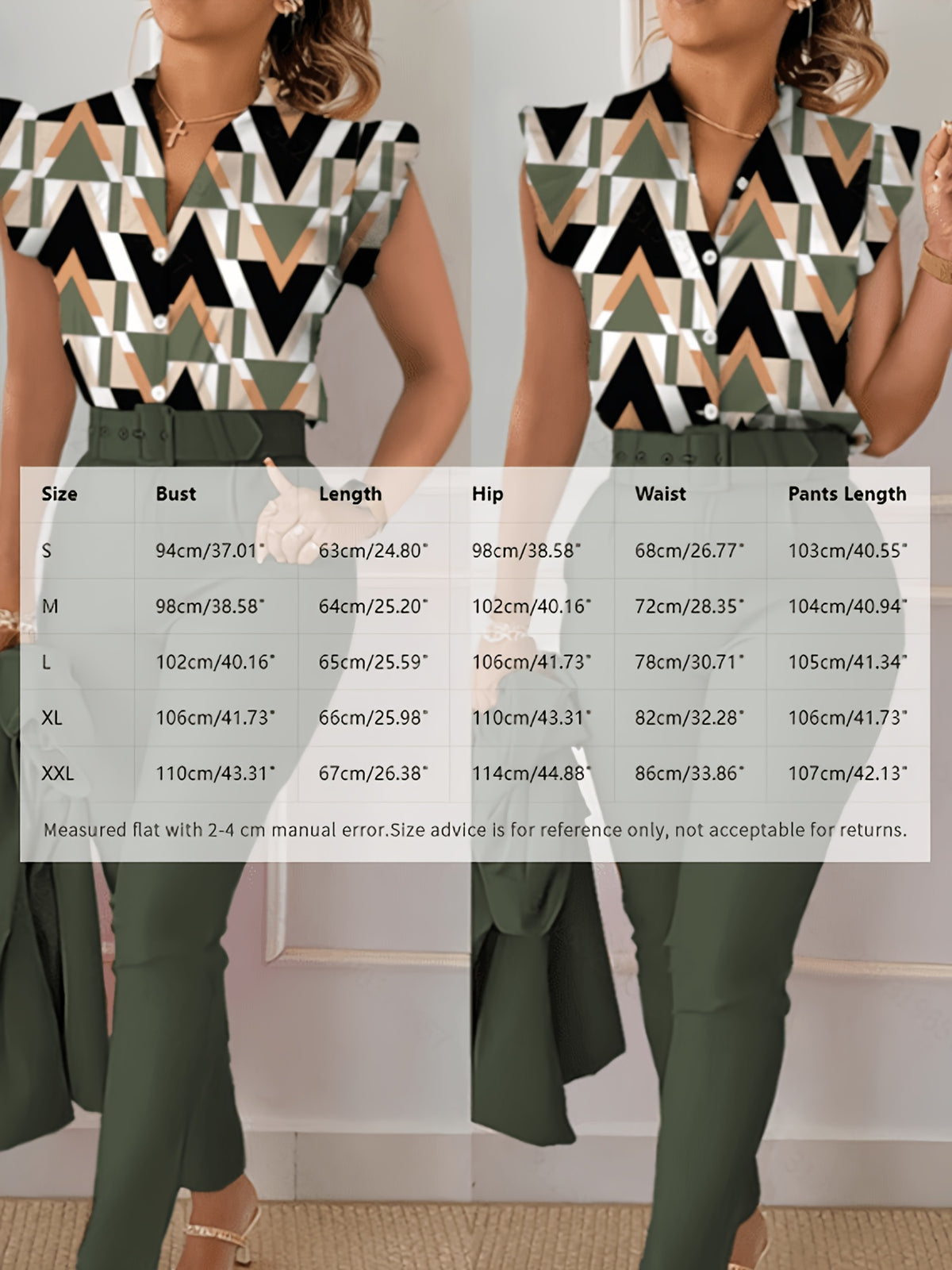 Printed Lotus Leaf Ruffle Sleeve Top Pants 2 Piece Set Women Belt Leopard Camo Print Spring Summer Outfit S-XXL
