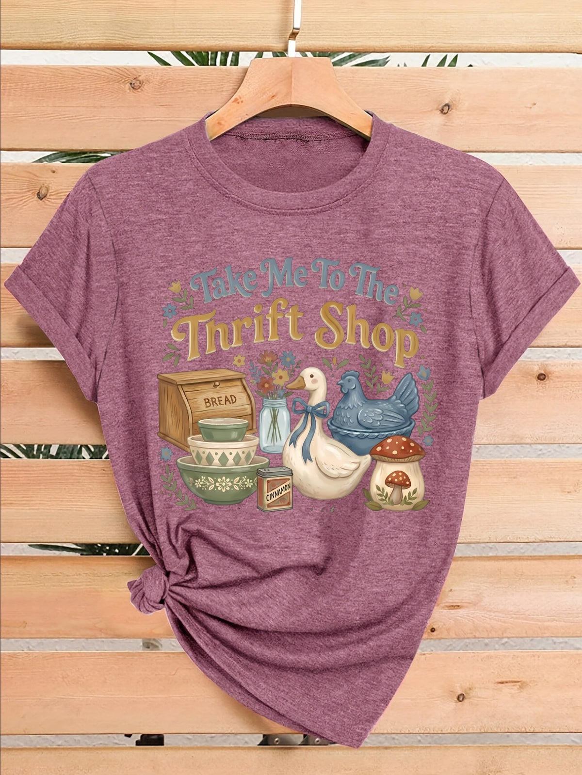 Bohemian Slogan Print T-Shirt Women Crew Neck Short Sleeve Casual Graphic Tee Viscose Blend Minimalist Spring Summer Fall Top S-XXL