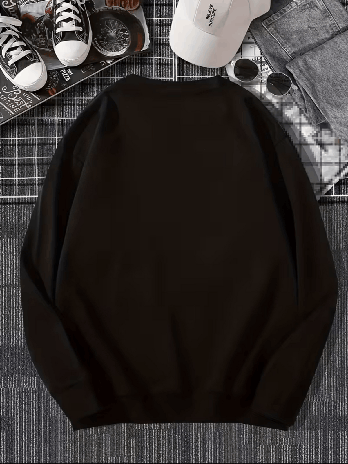 Women Blessed Graphic Pullover Sweatshirt Soft Casual Long Sleeve Crewneck Fall Holiday Party Top Machine Washable Grey Black White S-XXL