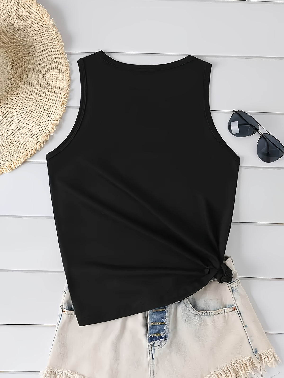 Don't Worry Slogan Tee Women Funny Text Print Crew Neck Short Sleeve Loose Fit T-Shirt Casual All-Season Graphic Top S-XXL