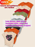 Women's T-Shirts 10pcs Mystery Bundle Assorted Styles Floral Print Knit Tee Tops Random Mix Value Pack S-XXL