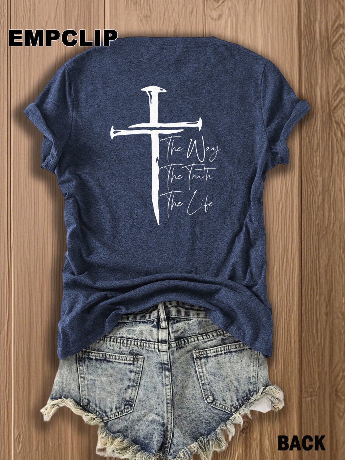 Christian Cross Graphic Tee Women Faith Inspirational T-Shirt Patriotic Religious Casual Tops