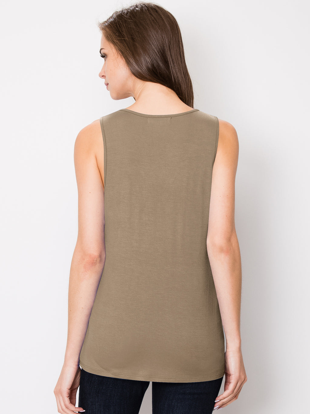 Women's Sleeveless Scoop Neck Tank Top Loose Fit Breathable Casual Layering Shirt 20 Colors Summer Essential